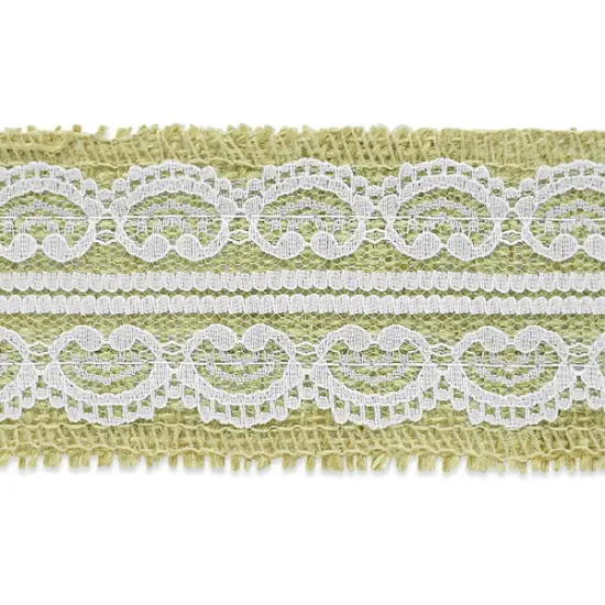 10 Yards of Darla Jute Lace Trim | 10 yard cut {1}
