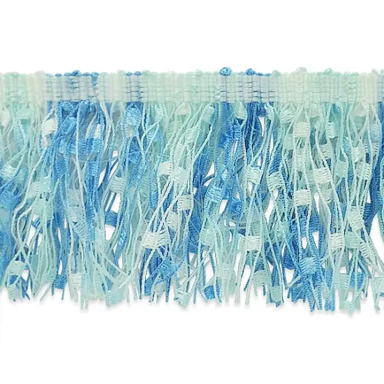 10 yards of Marienetta Celebration Fringe Trim 1 3/4" | 10 yard cut Blue Multi {1}