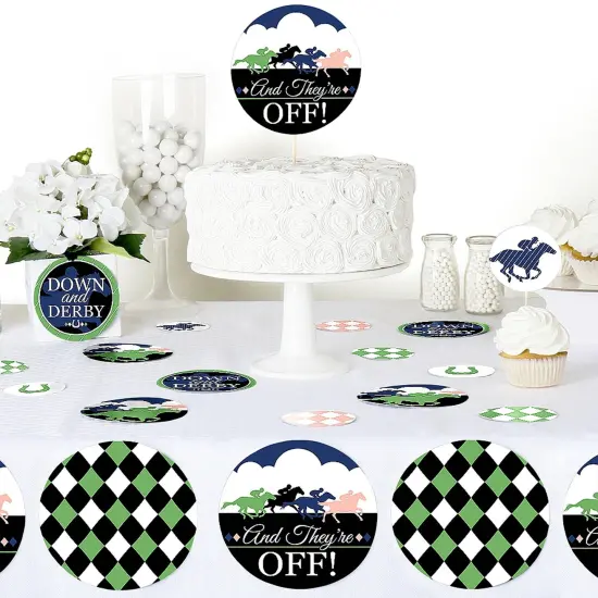 Big Dot of Happiness Kentucky Horse Derby - Horse Race Party Giant Circle Confetti - Party Decorations - Large Confetti 27 Count {6}