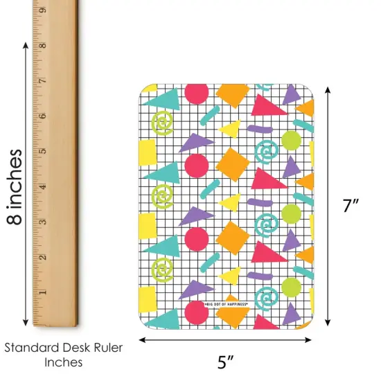 Big Dot of Happiness 90's Throwback - Bar Bingo Cards and Markers - 1990s Party Bingo Game - Set of 18 {6}