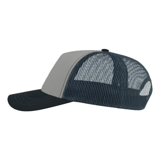 Atlantis Headwear&reg; Sustainable Canvas Cap Navy/ dark grey {5}