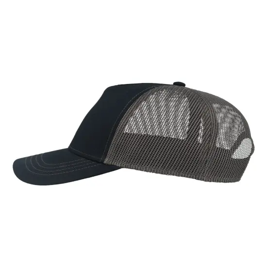Atlantis Headwear&reg; Sustainable Canvas Cap Navy/ dark grey {1}