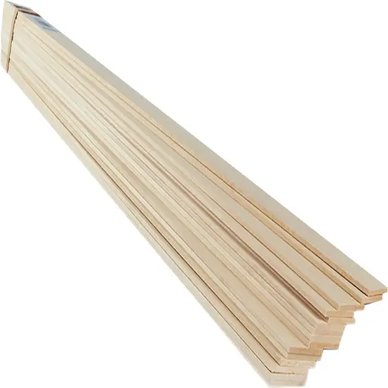 Midwest Products Basswood Sheet 24"-1/8"X2" {2}