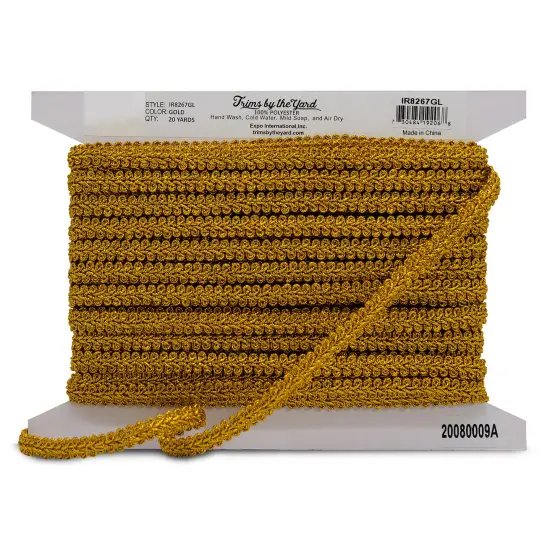 20 yards of Draya Metallic Woven Braid Trim | 20 yard cut Silver {3}