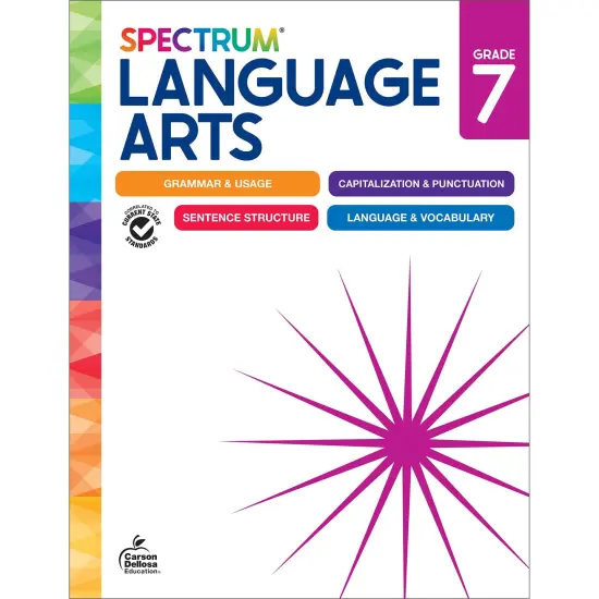 Spectrum Gr7 Language Arts Workbook {1}