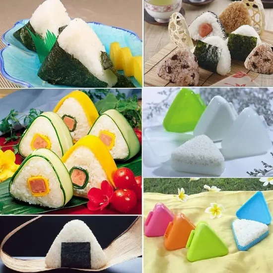 3 PCS Triangle Sushi Mold {3}