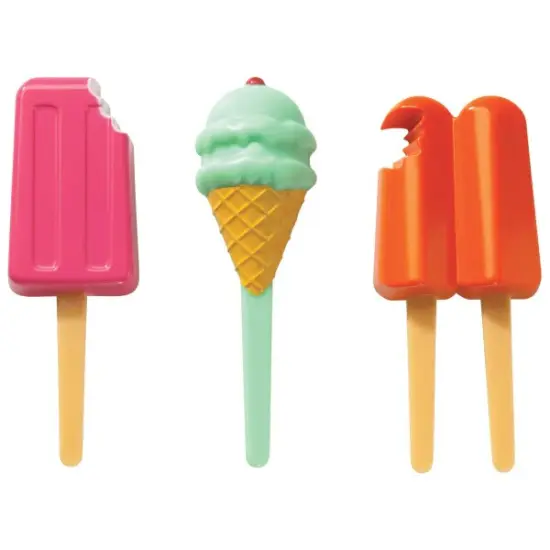 Cool Treat Assortment Ice Cream Popsicle themed Cupcake Cake Decorating pics 12 set {2}