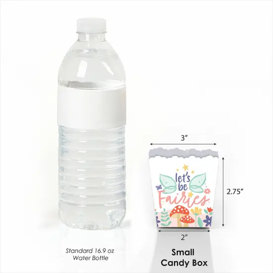 Big Dot of Happiness Let's Be Fairies - Party Mini Favor Boxes - Fairy Garden Birthday Party Treat Candy Boxes - Set of 12 {4}