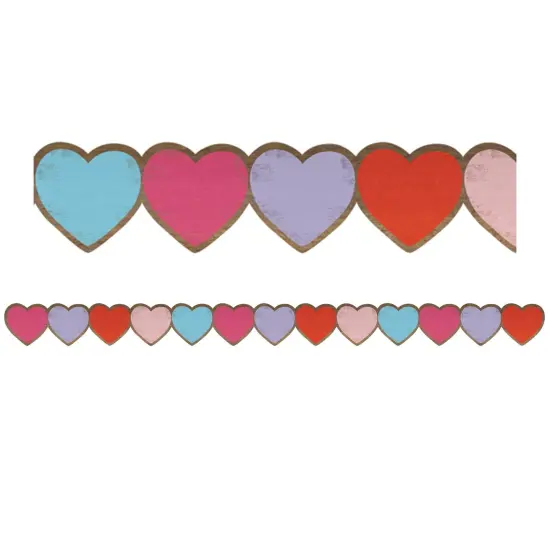 Home Sweet Classroom Hearts Die-Cut Border Trim, 35 Feet Per Pack, 6 Packs {1}