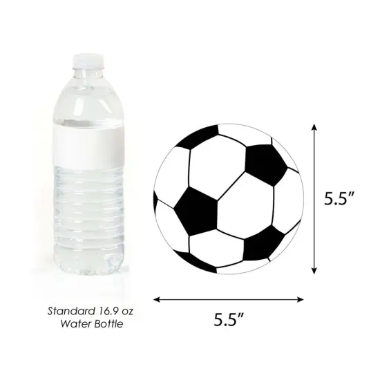 Big Dot of Happiness Goaaal - Soccer - Decorations DIY Baby Shower or Birthday Party Essentials - Set of 20 {6}