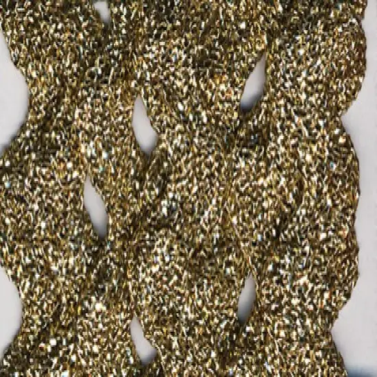 Wrights Jumbo Metallic Rickrack .625"X2.5yd-Gold {2}