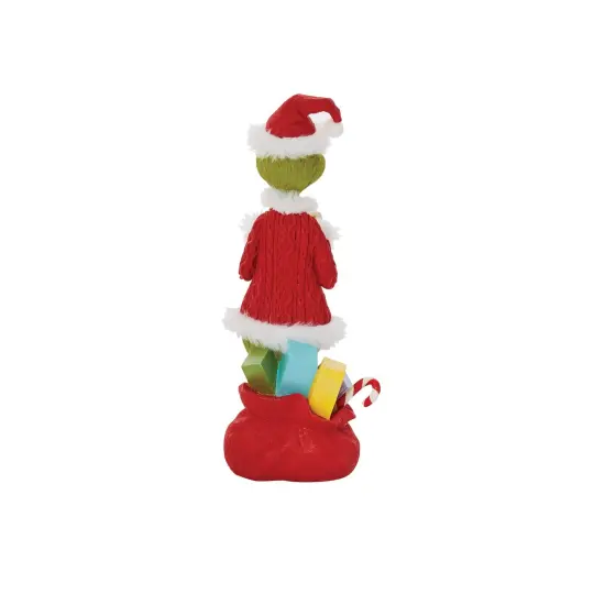 Department 56 Department 56 Dr Seuss Grinch Checking His List Christmas Figure #6010972 Red {6}