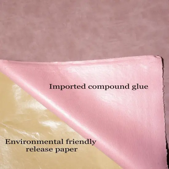 Kitcheniva Suede Vinyl Fabric Faux Leather Self Adhesive 52" Dirt {6}