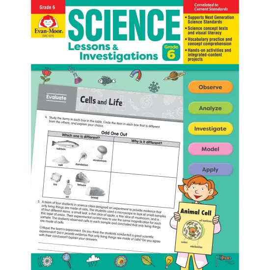 Science Lessons and Investigations, Grade 6 {1}