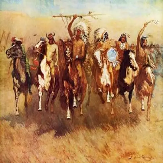 Return Of A Blackfoot War Party Poster Print byFrederic Remington - Item # VARPDX374108 {2}