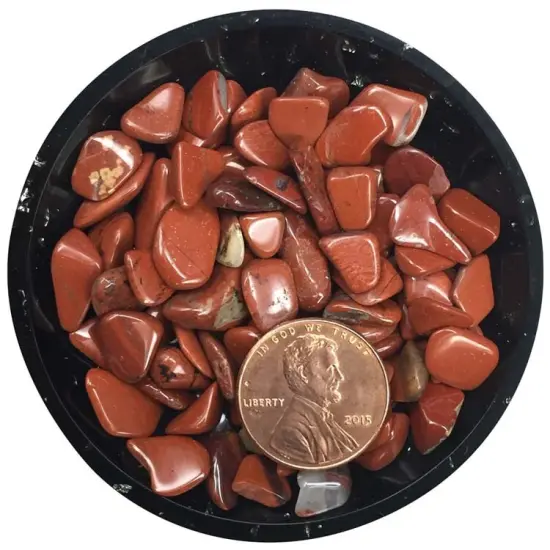 Red Jasper Mini Crystal Chips &ndash; Size 2 {2}