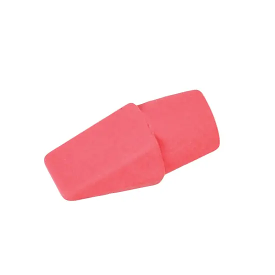 Wedge Pencil Cap Erasers, Pink, 144 Per Pack, 2 Packs {3}