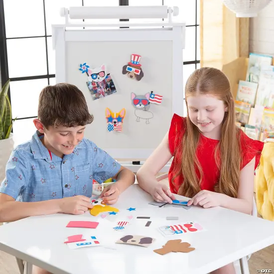 Patriotic Pets Magnet Foam Craft Kit - Makes 12 {5}