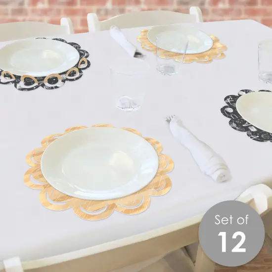 Big Dot of Happiness Nothin&rsquo; But Net - Basketball - Baby Shower or Birthday Party Round Table Decorations - Paper Chargers - Place Setting For 12 {3}