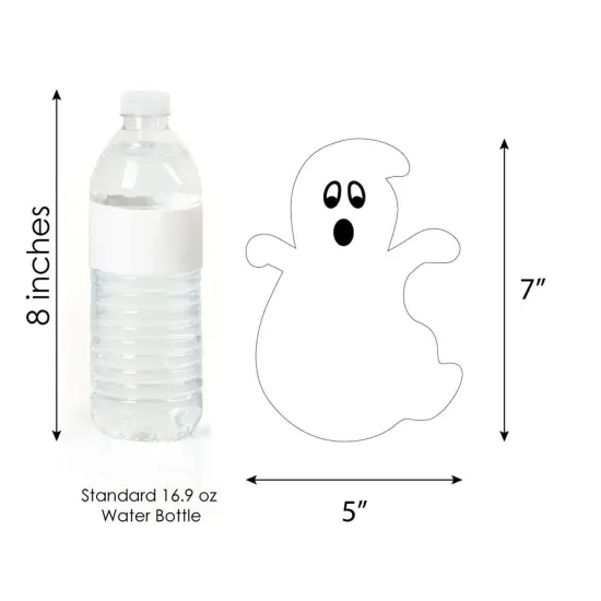 Big Dot of Happiness Spooky Ghost - Ghost Decorations DIY Halloween Party Essentials - Set of 20 {7}