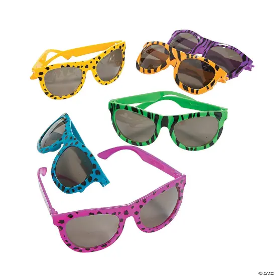 Kids Bright Animal Print Sunglasses - 12 Pc. {2}