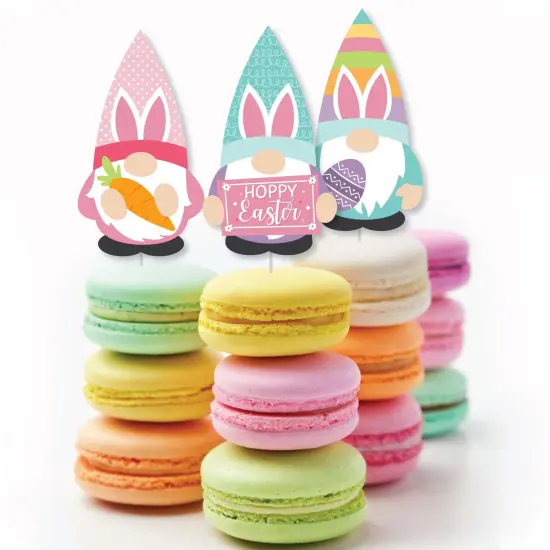 Big Dot of Happiness Easter Gnomes - DIY Shaped Spring Bunny Party Cut-Outs - 24 Count {4}