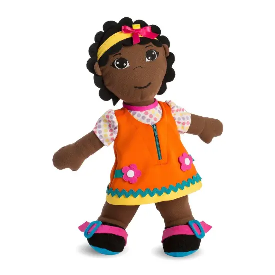 Multicultural Fastening Dolls, African Girl {1}