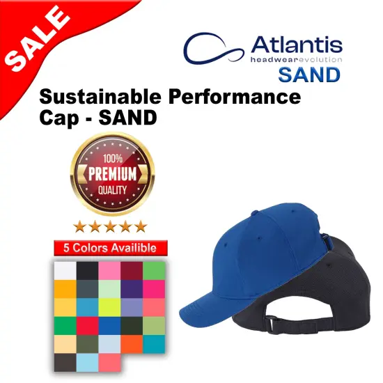 Atlantis Headwear&reg; Sustainable Performance Cap Dark grey {2}