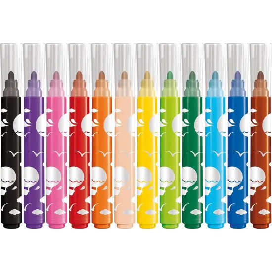 Color'Peps My First Safety Tip Ultrawashable Markers, 12 Per Pack, 6 Packs {2}