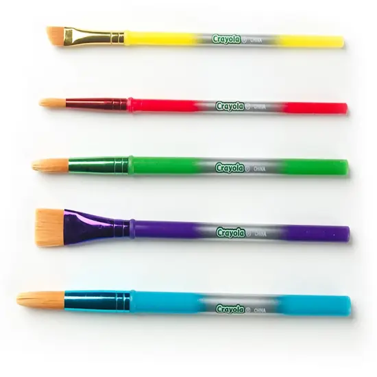 Crayola Art & Craft Brushes-5/Pkg {4}