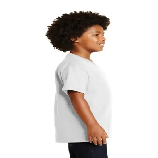 Gildan&reg; Youth Ultra Cotton Crew Neck Short Sleeve for Kids Charcoal {3}