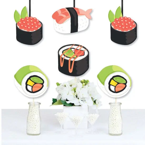 Big Dot of Happiness Let's Roll - Sushi - Decorations DIY Japanese Party Essentials - Set of 20 {1}