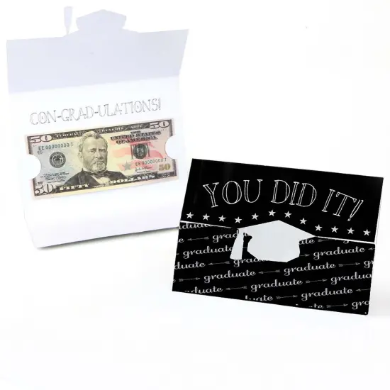 Big Dot of Happiness Graduation Cheers - Money Holder Cards - Set of 8 {1}