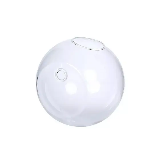 3 CLEAR CLASSIC ROUND Glass Wall Terrariums Vases Home Wedding Centerpieces {4}