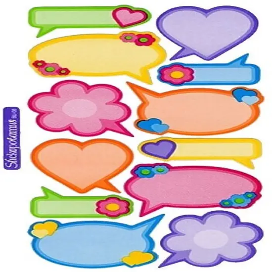 Sticko Pastel Captions Stickers {1}