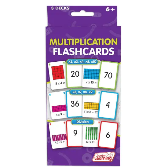 Multiplication Flashcards, 3 Sets Per Pack, 3 Packs {4}