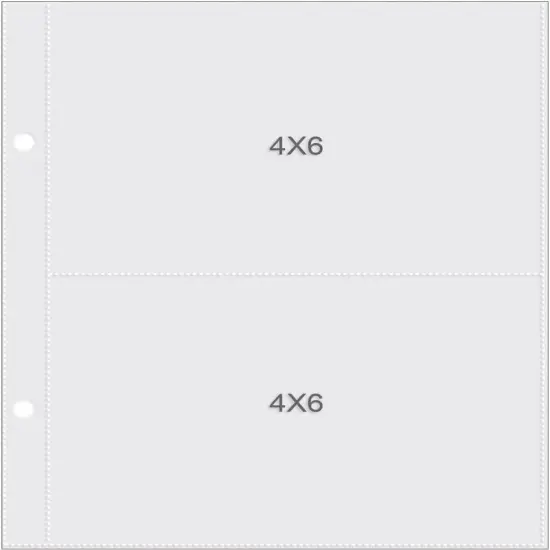 Simple Stories Sn@p! Pocket Pages For 6"X8" Binders 10/Pkg-(2) 4"X6" Pockets {2}