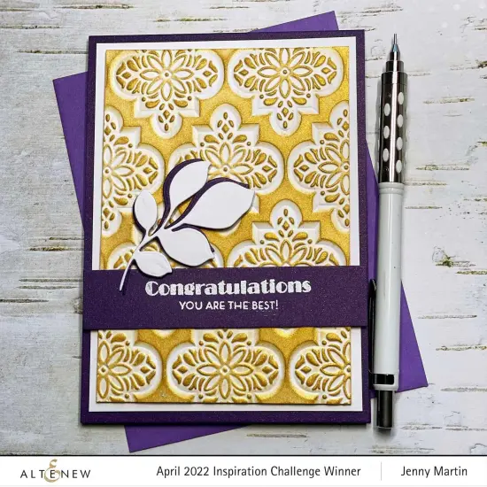 Intricate Tiles 3D Embossing Folder {4}