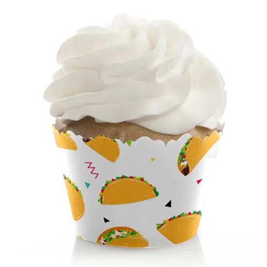 Big Dot of Happiness Taco 'Bout Fun - Fiesta Decorations - Party Cupcake Wrappers - Set of 12 {1}