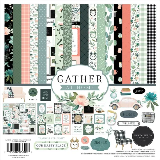 Carta Bella Collection Kit 12"X12"-Gather At Home {1}