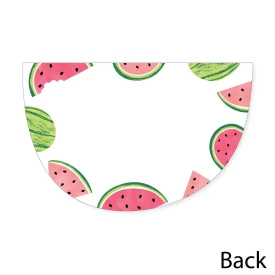 Big Dot of Happiness Sweet Watermelon - Shaped Thank You Cards - Fruit Party Thank You Note Cards with Envelopes - Set of 12 {6}
