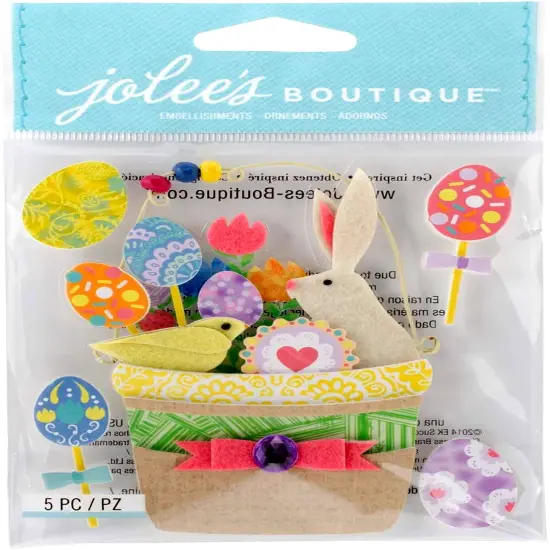 Jolee's Boutique Easter Basket Dimensional Stickers {1}