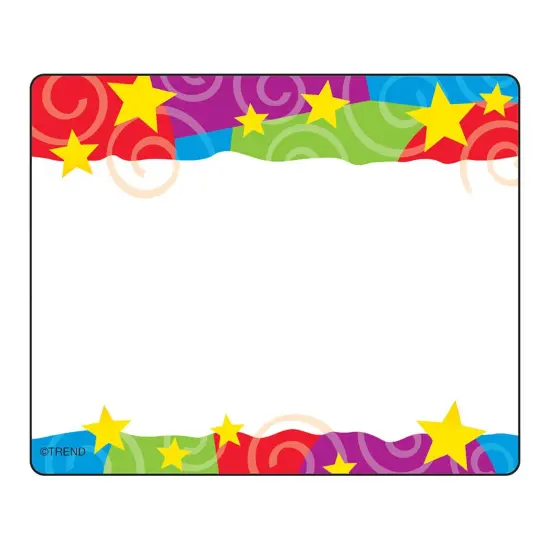 Stars 'n Swirls Terrific Labels&trade;, 36 Per Pack, 6 Packs {2}