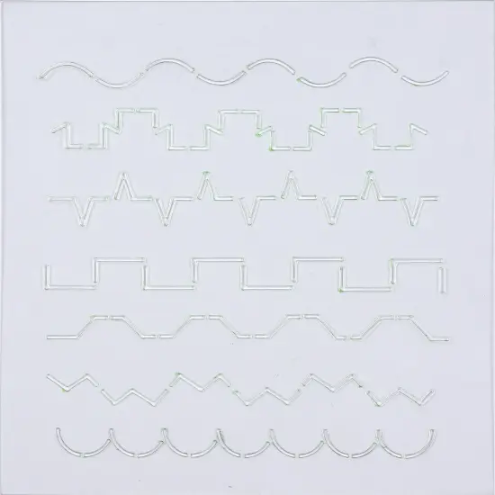 Creative Impressions Embroidery Shape Template Set-5/Pkg {3}