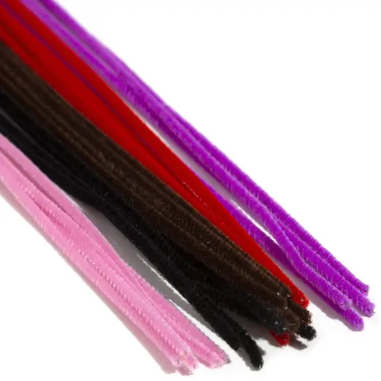 CousinDIY Chenille Stems 3mmx12" 25/Pkg-Multi-Colored {5}
