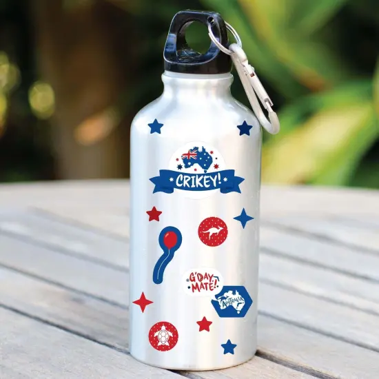 Big Dot of Happiness Australia Day - G'Day Mate Aussie Party Favor Kids Stickers - 16 Sheets - 256 Stickers {6}