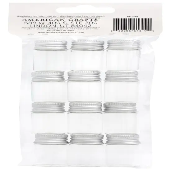 We R Storage Glass Storage Jars 12/Pkg-Medium {4}