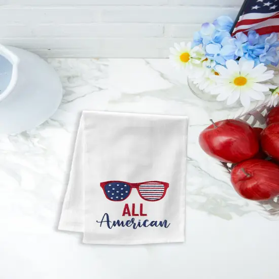 All American Sunglasses 4th of July Cotton Kitchen Towel {3}
