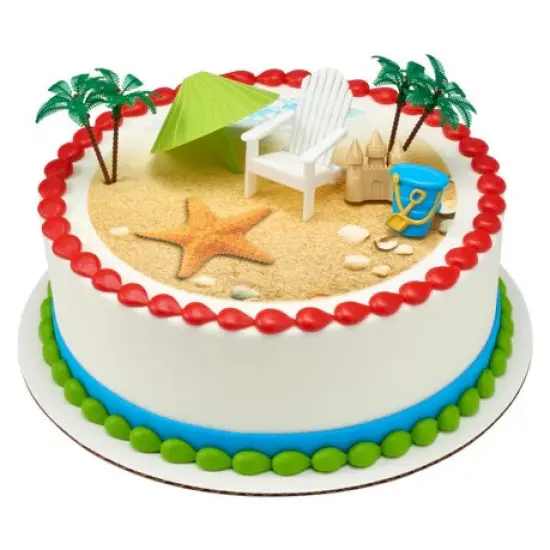 Beach Chair & Umbrella Cake Kit 6-Piece set {4}