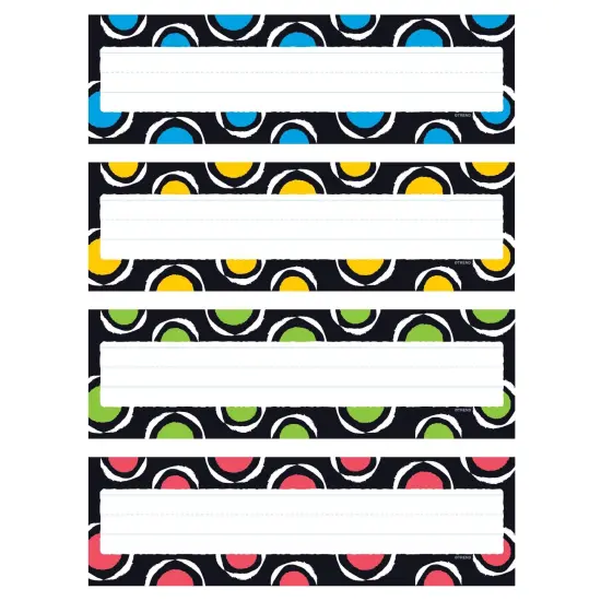 Bold Strokes Circles Desk Toppers Name Plates Variety Pack, 32 Per Pack, 6 Packs {2}